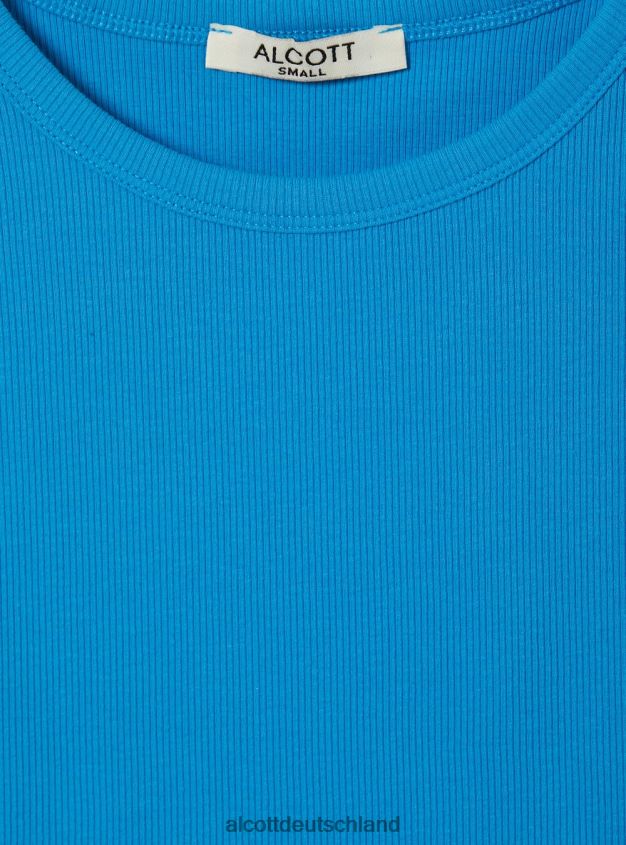 Kleidung de Alcott Frauen Kurzes Tanktop aus Baumwolle bk1 schwarz 88J68R406