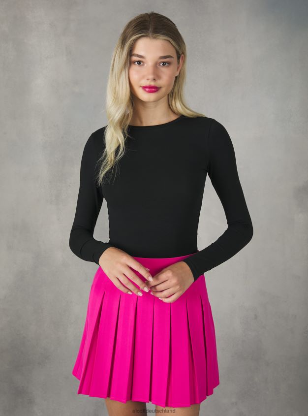 Kleidung de Alcott Frauen Langarm-Body bk1 schwarz 88J68R175