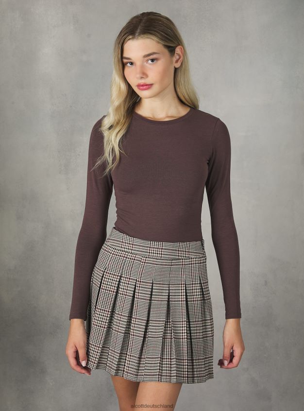 Kleidung de Alcott Frauen Langarm-Body bk1 schwarz 88J68R496