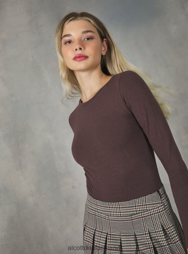 Kleidung de Alcott Frauen Langarm-Body bk1 schwarz 88J68R496