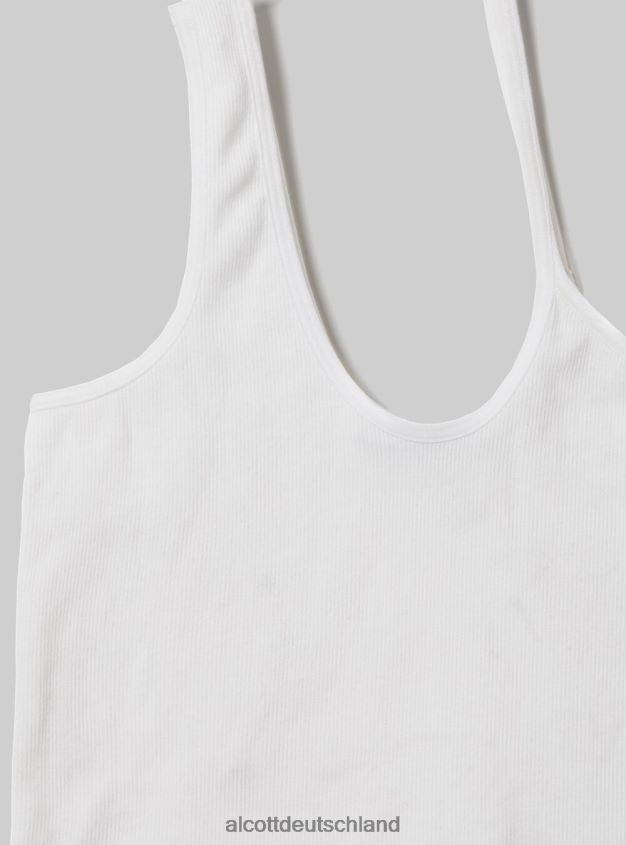 Kleidung de Alcott Frauen asymmetrisches, kurzes Oberteil bk1 schwarz 88J68R249