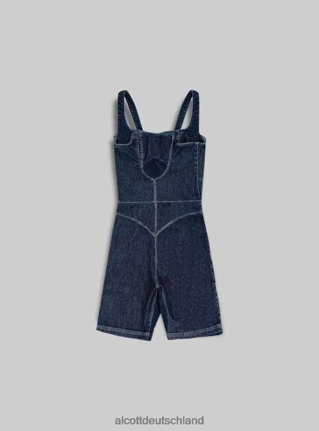 Kleidung de Alcott Frauen Kurzer Jeans-Radfahrer-Trainingsanzug d001 tiefblau 88J68R285