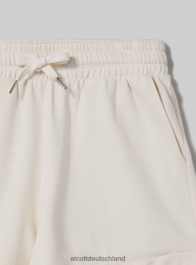 Kleidung de Alcott Frauen Baumwollshorts mit Rollverschluss und Kordelzug bk1 schwarz 88J68R411