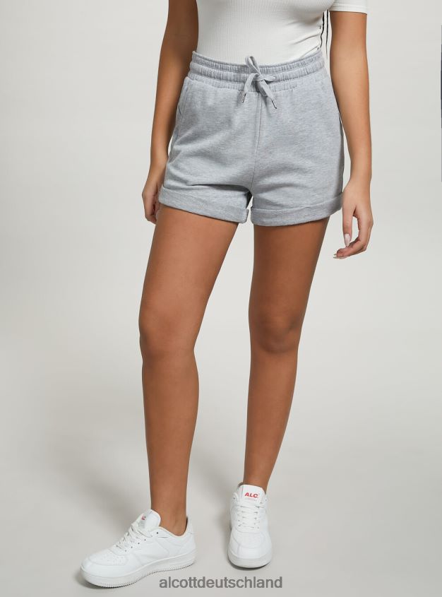 Kleidung de Alcott Frauen Baumwollshorts mit Rollverschluss und Kordelzug bk1 schwarz 88J68R443