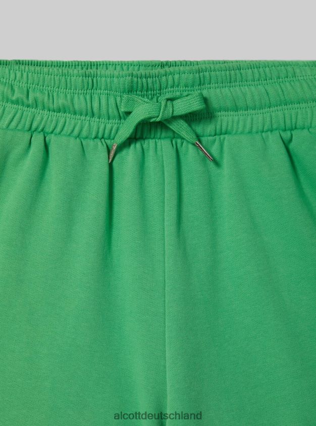 Kleidung de Alcott Frauen Baumwollshorts mit Rollverschluss und Kordelzug bk1 schwarz 88J68R445