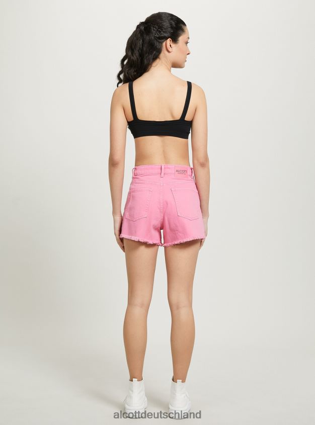 Kleidung de Alcott Frauen Roh geschnittene Shorts 2 Stück rosa mittel 88J68R28