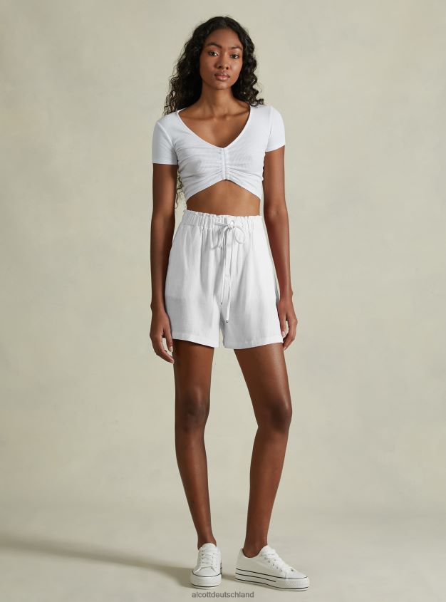 Kleidung de Alcott Frauen Shorts aus Leinenmischung bg3 beige hell 88J68R23