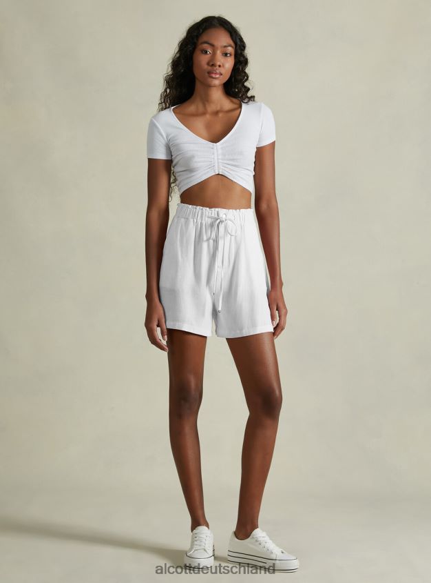 Kleidung de Alcott Frauen Shorts aus Leinenmischung bg3 beige hell 88J68R23