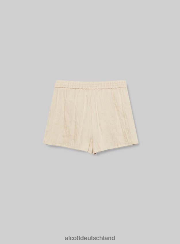 Kleidung de Alcott Frauen Shorts aus Misto Lino Basico cr3 creme hell 88J68R124