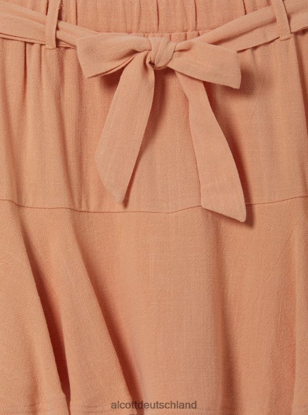 Kleidung de Alcott Frauen Skort aus Leinenmischung mit Riemen bg3 beige hell 88J68R155