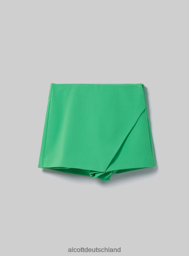 Kleidung de Alcott Frauen Skort mit asymmetrischem Schnitt wh1 naturweiß 88J68R407