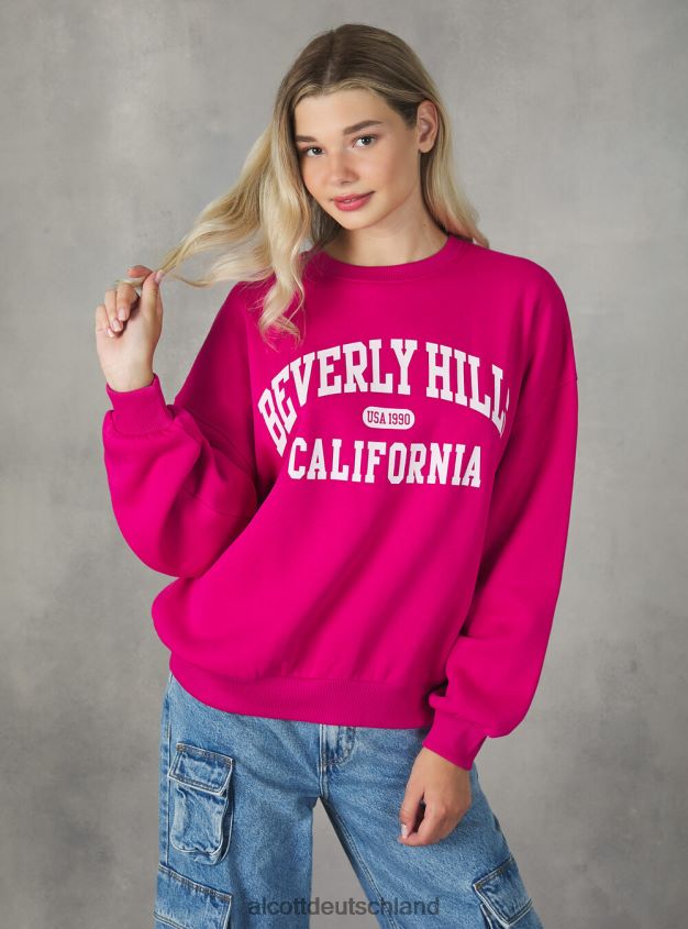 Kleidung de Alcott Frauen College-Sweatshirt mit Rundhalsausschnitt und bequemer Passform az2 azzurre medium 88J68R405