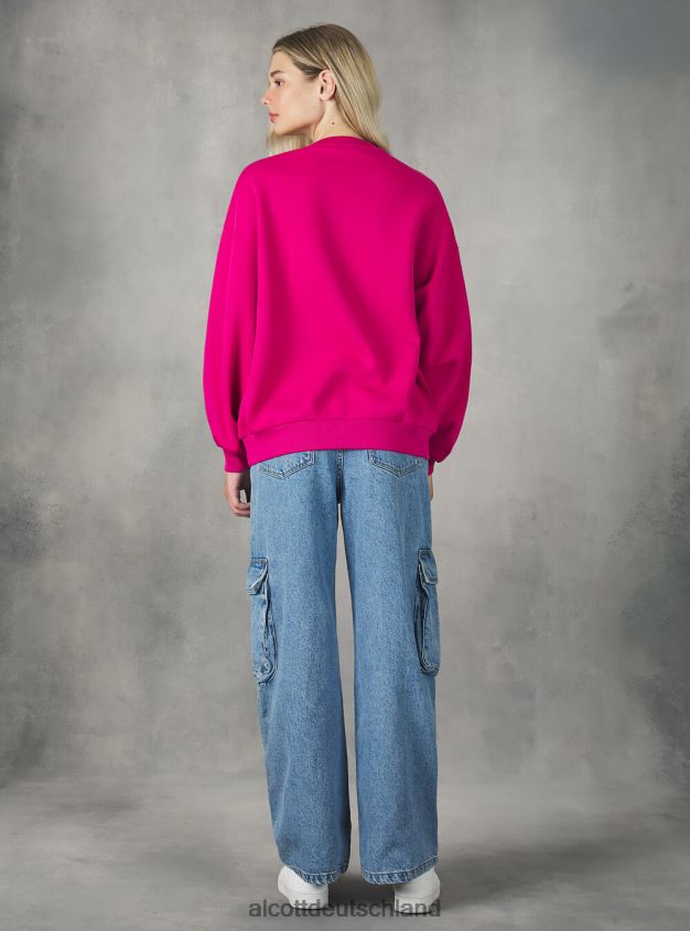 Kleidung de Alcott Frauen College-Sweatshirt mit Rundhalsausschnitt und bequemer Passform az2 azzurre medium 88J68R405