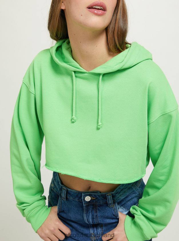 Kleidung de Alcott Frauen Kurzes Kapuzensweatshirt bk1 schwarz 88J68R281