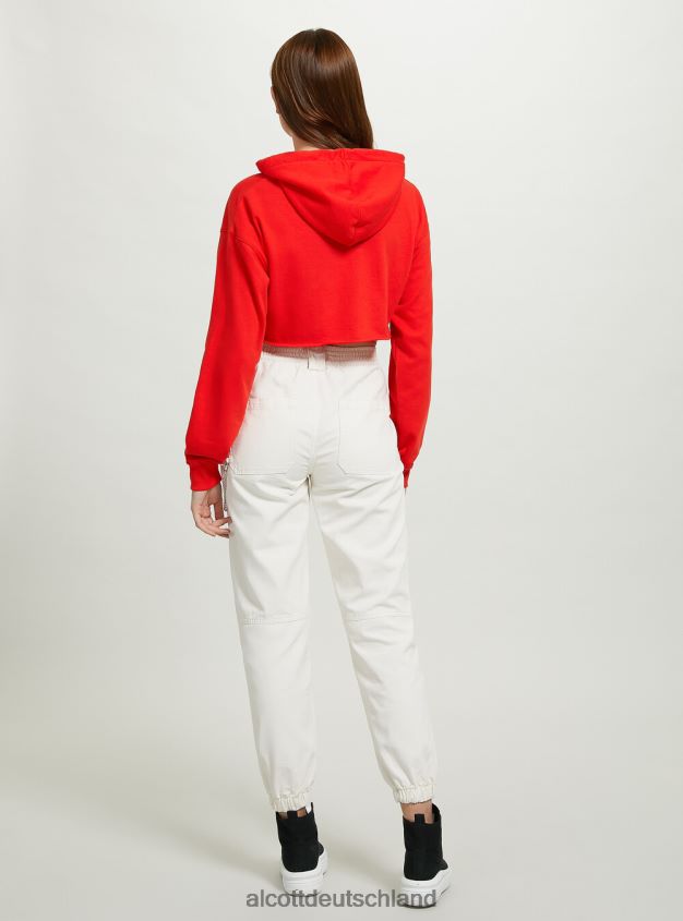 Kleidung de Alcott Frauen Kurzes Kapuzensweatshirt bk1 schwarz 88J68R47