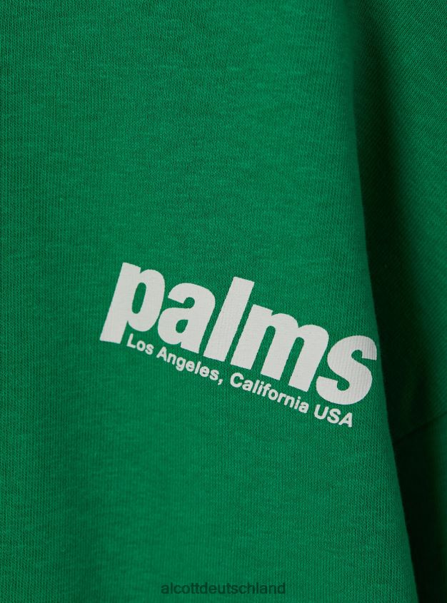 Kleidung de Alcott Frauen Kurzes Sweatshirt mit Schriftzug-Print bk1 schwarz 88J68R511