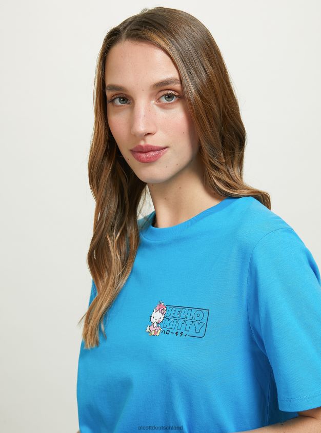 Kleidung de Alcott Frauen Hallo Kitty T-Shirt Ry2 Royale mittel 88J68R226