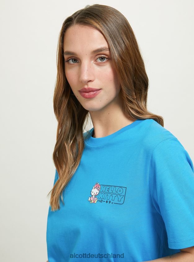 Kleidung de Alcott Frauen Hallo Kitty T-Shirt Ry2 Royale mittel 88J68R226