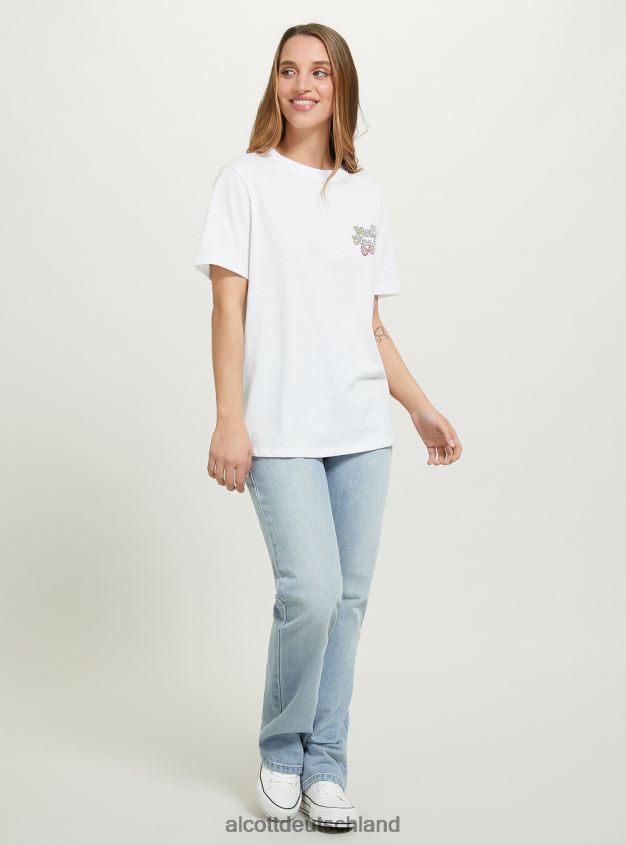 Kleidung de Alcott Frauen Hallo Kitty T-Shirt wh3 weiß 88J68R145