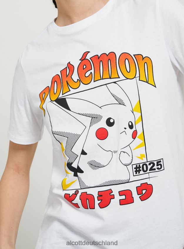 Kleidung de Alcott Frauen Pokemon-T-Shirt wh3 weiß 88J68R34