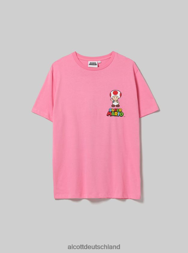Kleidung de Alcott Frauen Super Mario T-Shirt 2 Stück rosa mittel 88J68R31