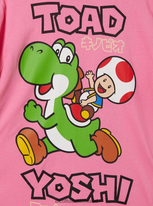 Kleidung de Alcott Frauen Super Mario T-Shirt 2 Stück rosa mittel 88J68R31