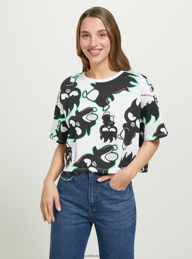 Kleidung de Alcott Frauen badtz-maru kurzes T-Shirt wh3 weiß 88J68R415