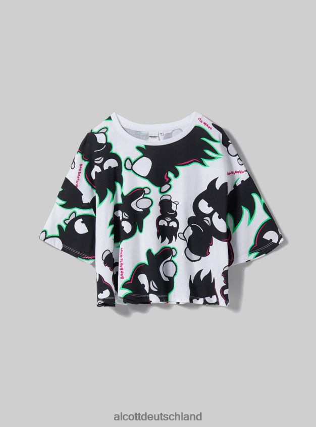 Kleidung de Alcott Frauen badtz-maru kurzes T-Shirt wh3 weiß 88J68R415