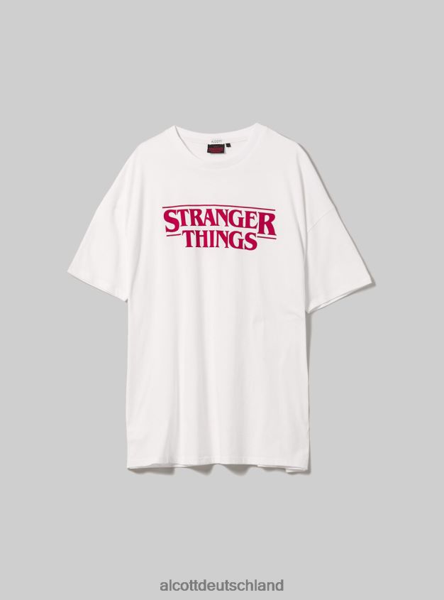 Kleidung de Alcott Frauen Übergroßes T-Shirt „Stranger Things“. bk1 schwarz 88J68R369