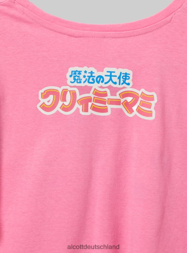 Kleidung de Alcott Frauen cremiges, kurzes T-Shirt 2 Stück rosa mittel 88J68R378