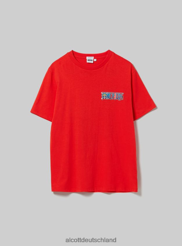 Kleidung de Alcott Frauen einteiliges T-Shirt cl2 Korallenmedium 88J68R46