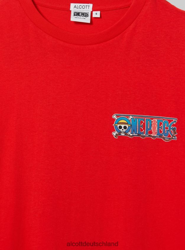 Kleidung de Alcott Frauen einteiliges T-Shirt cl2 Korallenmedium 88J68R46