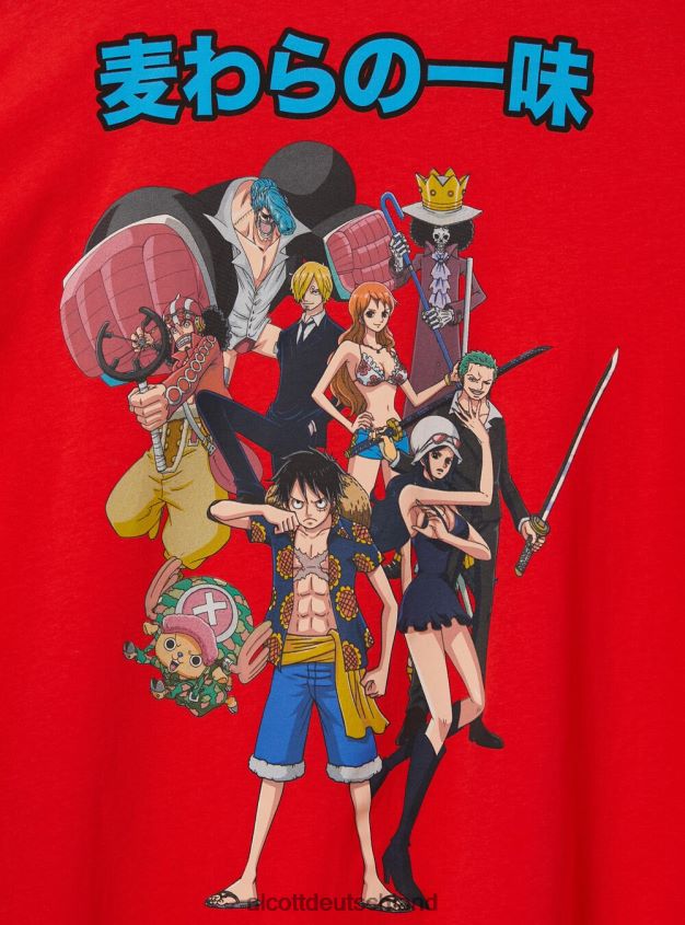 Kleidung de Alcott Frauen einteiliges T-Shirt cl2 Korallenmedium 88J68R46