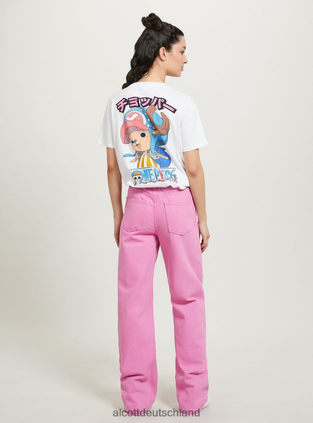 Kleidung de Alcott Frauen einteiliges T-Shirt wh3 weiß 88J68R48