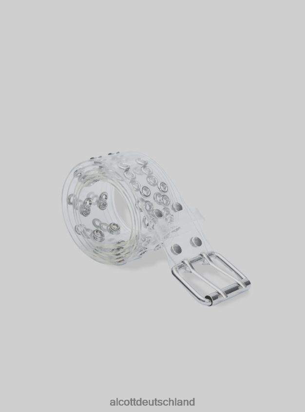 Zubehör de Alcott Frauen transparenter Gürtel mit Ösen transparent 88J68R229