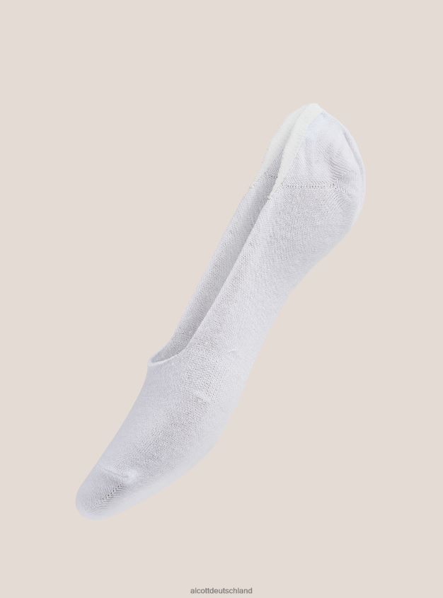 Zubehör de Alcott Frauen Set mit 3 Paar Footsies-Socken Weiß 88J68R562