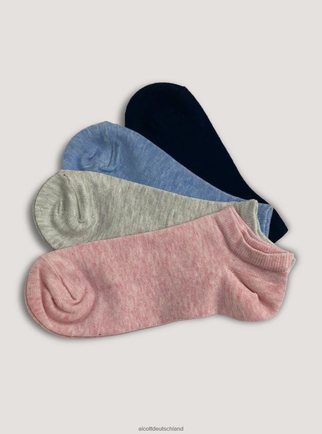 Zubehör de Alcott Frauen Set mit 4 farbigen Calzini-Paias Kombination 3 88J68R558
