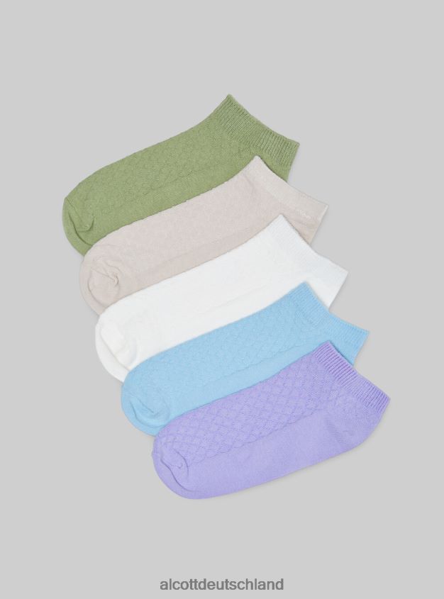 Zubehör de Alcott Frauen Set mit 5 Stück Calzini Mehrfarbig 88J68R524