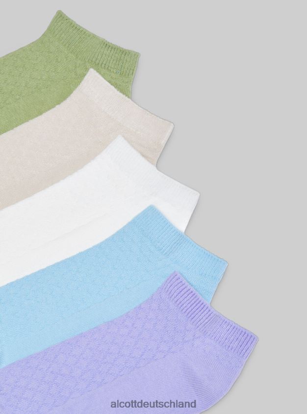 Zubehör de Alcott Frauen Set mit 5 Stück Calzini Mehrfarbig 88J68R524