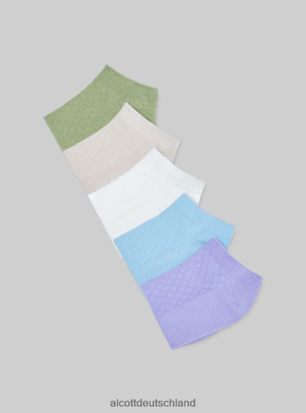 Zubehör de Alcott Frauen Set mit 5 Stück Calzini Mehrfarbig 88J68R524