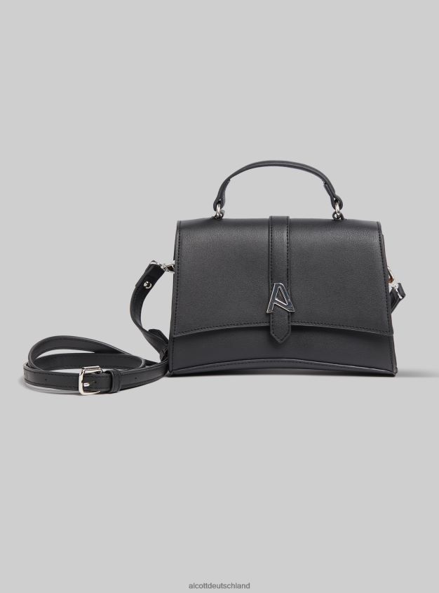 Zubehör de Alcott Frauen Mini-Börse mit Fibbia bk1 schwarz 88J68R346