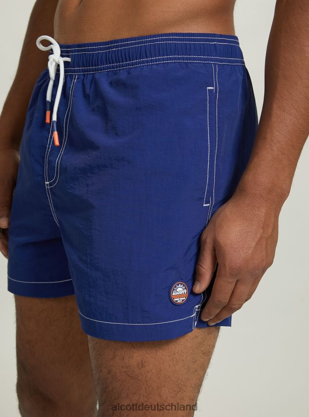 Kleidung de Alcott Männer Badeanzug mit Stickerei und Gesäßtasche fgn3 fluo hellgrün 88J68R597