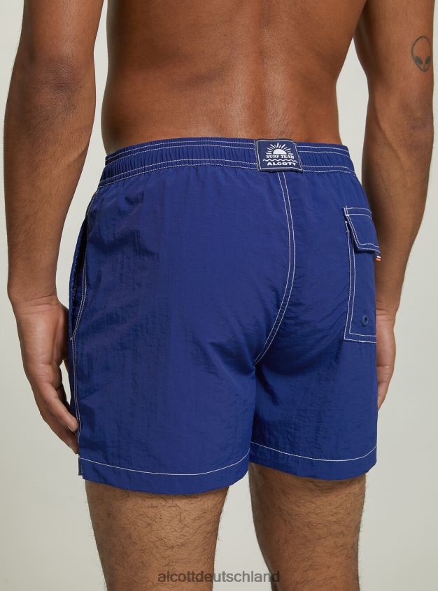 Kleidung de Alcott Männer Badeanzug mit Stickerei und Gesäßtasche fgn3 fluo hellgrün 88J68R597