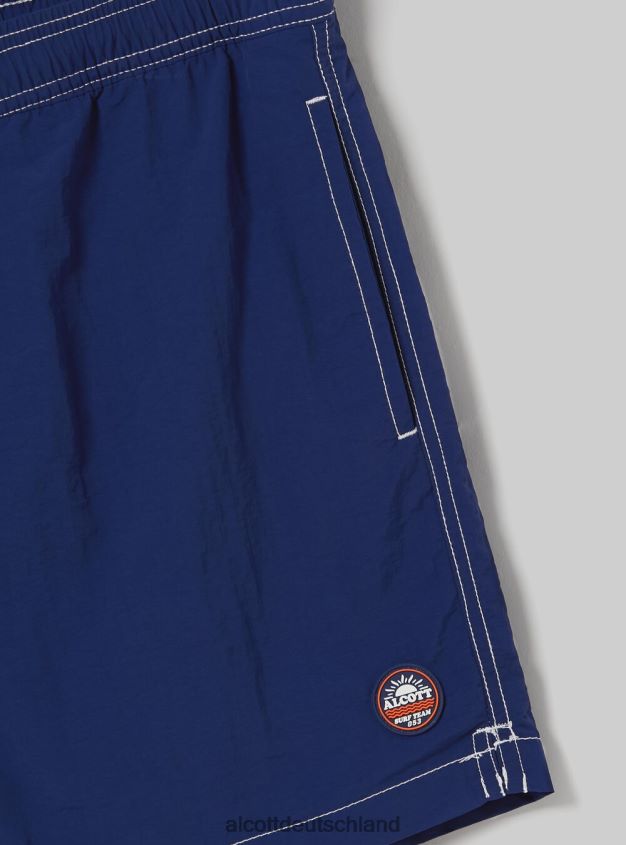 Kleidung de Alcott Männer Badeanzug mit Stickerei und Gesäßtasche fgn3 fluo hellgrün 88J68R597