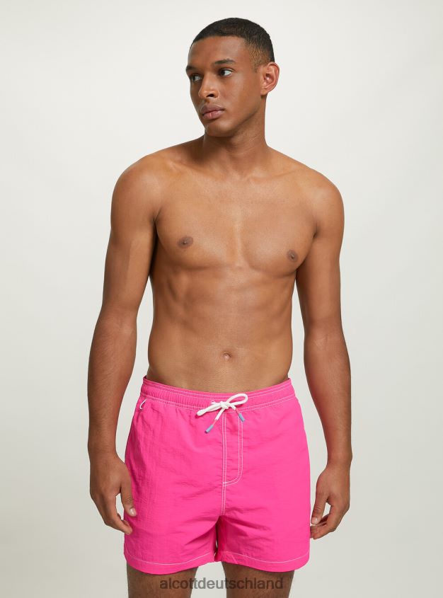Kleidung de Alcott Männer Badeanzug mit Stickerei und Gesäßtasche fgn3 fluo hellgrün 88J68R723