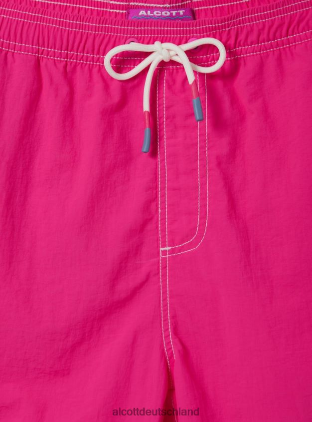 Kleidung de Alcott Männer Badeanzug mit Stickerei und Gesäßtasche fgn3 fluo hellgrün 88J68R723