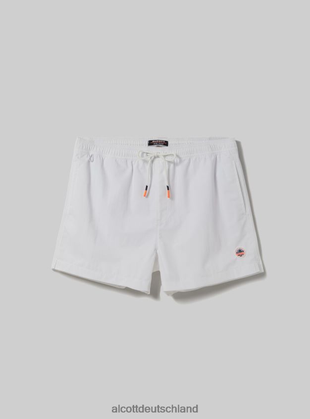 Kleidung de Alcott Männer Badeanzug mit Stickerei und Gesäßtasche fgn3 fluo hellgrün 88J68R836