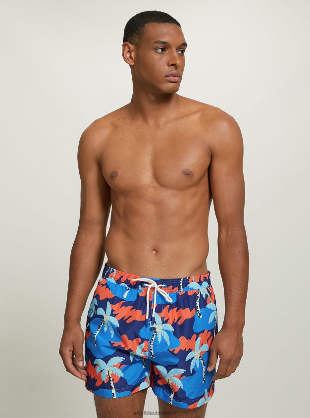 Kleidung de Alcott Männer Badeanzug mit Tarnmuster Tarnung fluo 88J68R876