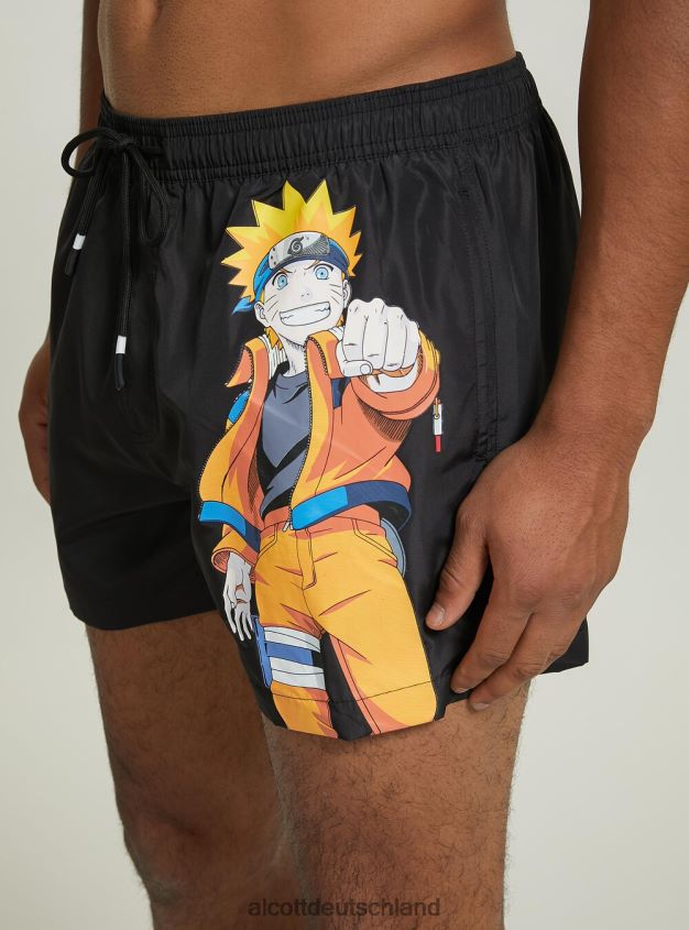 Kleidung de Alcott Männer Naruto-Kostüm bk1 schwarz 88J68R737