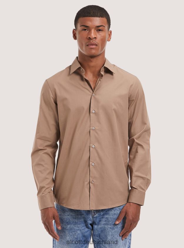 Kleidung de Alcott Männer langärmeliges Shirt azurblau 88J68R782